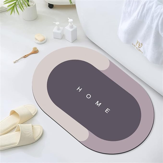 Anti Slip Water Absorbent Bath Mat (Random Design